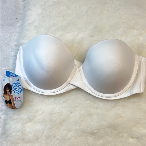Maidenform White Strapless Bra. Size 38B. Underwire. NWT - Picture 1 of 6